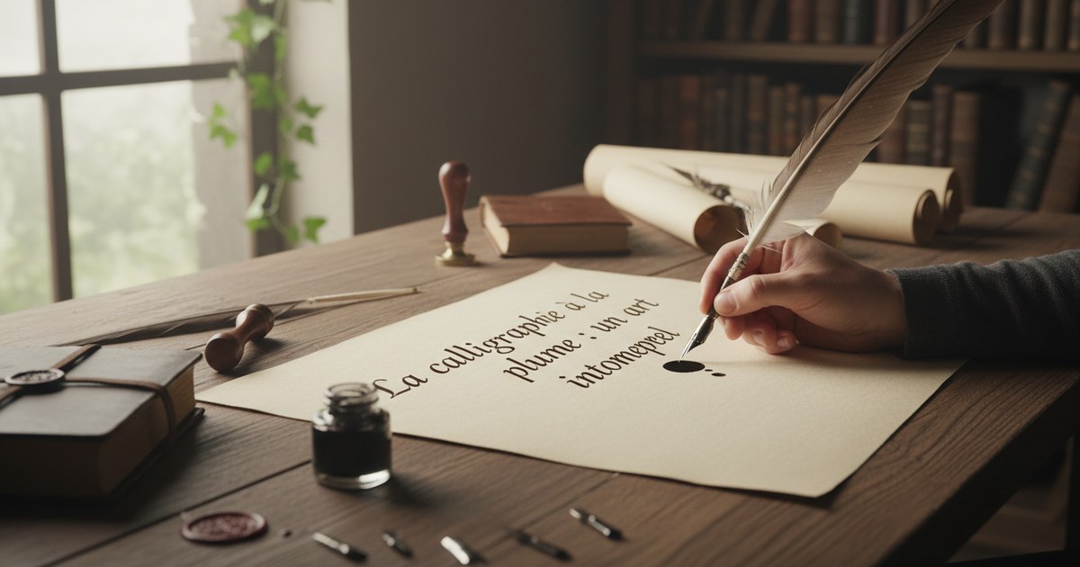La calligraphie à la plume : un art intemporel