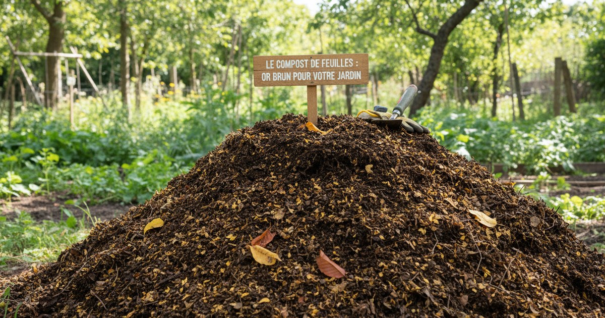 Le compost de feuilles : or brun pour votre jardin