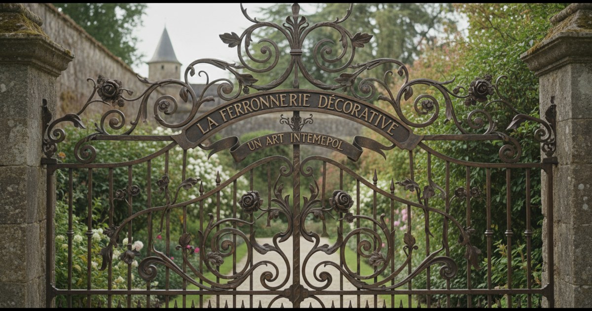 La ferronnerie décorative : un art intemporel