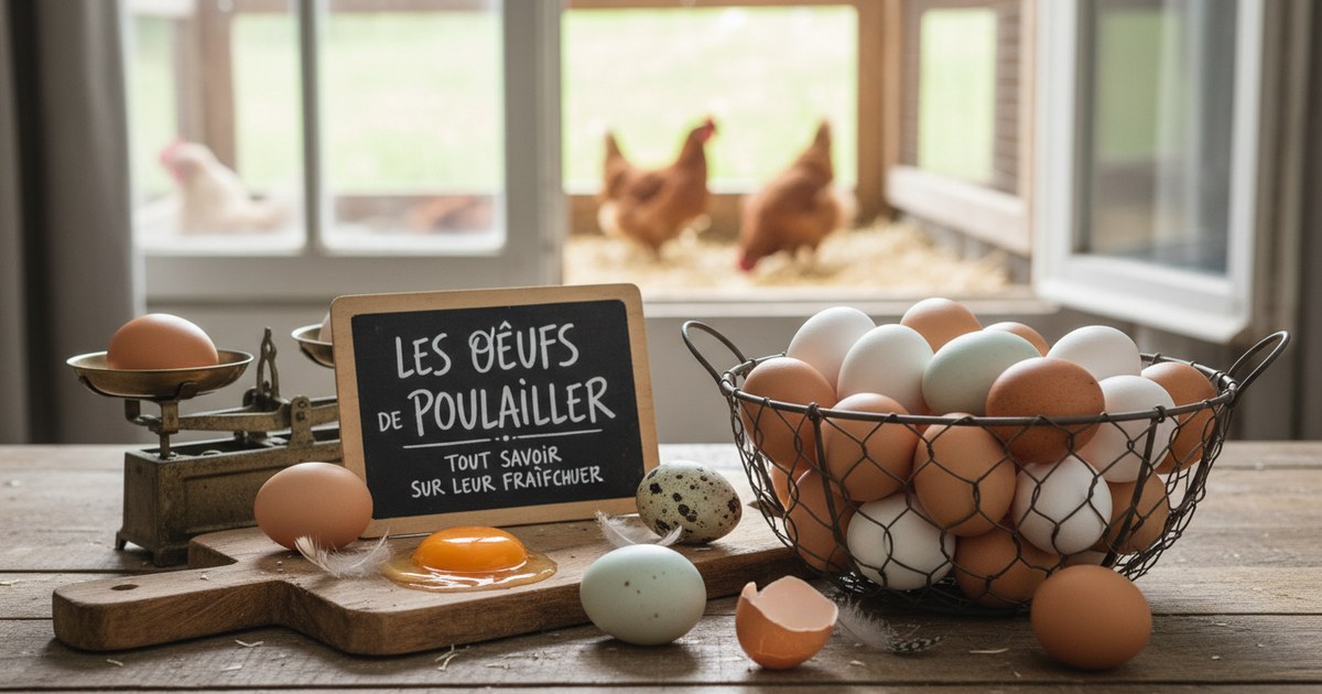 Les œufs de poulailler : tout savoir sur leur fraîcheur